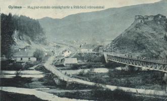 Gyimes Hungarian-Romanian border station, Rákóczi castle ruins