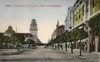 Zenta town hall, main square