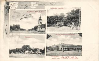 Szakálháza with the shop of Egler