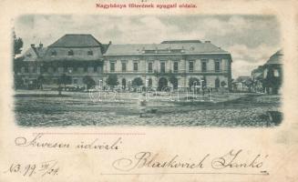 1899 Nagybánya main square from West