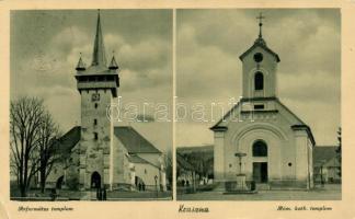 Kraszna Calvinist and Catholic church (EK)