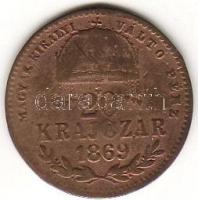 1869K.B. 20Kr réz hamisítvány öszehasonlításra T:4