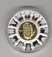 2000. "Keresztény Európa" ezüst 31,104g bicolor, díszdobozban tanúsítvánnyal T:PP R!