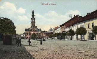 Késmárk main street, the shop of Kohn