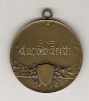 1927. Női tenisz érme, bronz T:2 kis ph