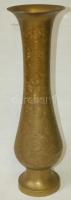 Réz váza virág motívummal díszítve/ copper vase 41cm