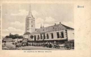 Zboró school, church