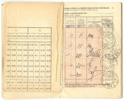 2db Magyar Királyi Államvasutak személyazonossági igazolójegy és egy M. kir. Postatakarékpénztári be...