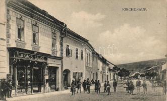 Szepesváralja (Kirchdrauf) the shop of Lajos Lukács