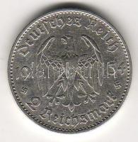 D.Reich 1934A 2RM "évszámos-feliratos" ezüst T:3+