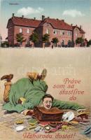 Ungvár railway station, humour