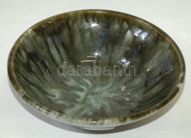 Gorka Géza(1895-1971): jelzett mázas kerámia tál / Gorka Géza ceramic bowl d:23cm