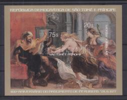 1977 Rubens festmények Mi 452-457 + blokk 2