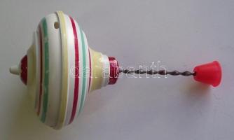 Színes búgócsiga , jó állapotban 19cm