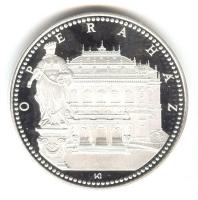 DN "Budapest nevezetességei-Operaház" Ag(999) emlékérem (31,104g/42,5mm) T:PP