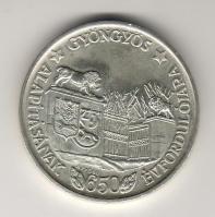 1984. "Gyöngyös..." ezüst piefort (vastag) 41,7g T:1