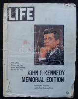 1963 LIFE magazin korabeli különszáma John F. Kennedy emlékére, elvált borítóval/ 1963 LIFE magazin Kennedy memorial edition