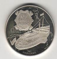 1995. "Régi dunai hajók III." 1000Ft ezüst T:PP