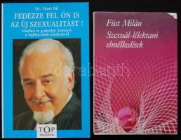 2 db Szexuális témájú könyv: Füst Milán: Szexuál-lélektani emlélkedések. Helikon Budapest + Dr Veres Pál: Fedezze fel Ön is az új szexualitást.  Kereskedelmi Kft Budapest, 1992.