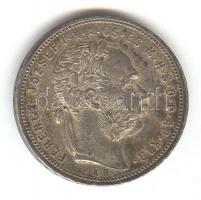 1881. 1Frt Ag "Közép címer" T:2/2-