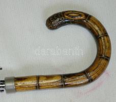 Férfi esernyő faragott fa nyéllel 88cm