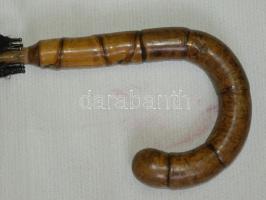 Férfi esernyő faragott fa nyéllel 78cm