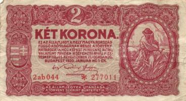 1920-1923. 1K, 2K, 10K, 20K, 100K T:vegyes