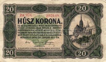 1920-1923. 1K, 2K, 10K, 20K, 100K T:vegyes