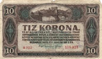 1920-1923. 1K, 2K, 10K, 20K, 100K T:vegyes