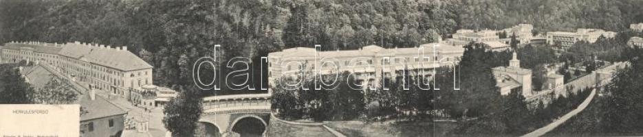 Herkulesfürdő leporellocard