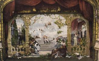 Salzburg, Stadt-Theatre, Mozart opera at stage