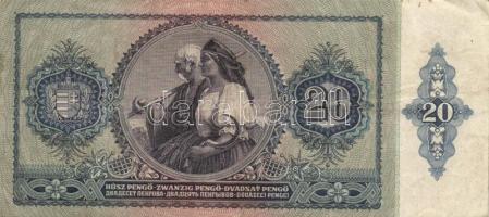 1930-1946. 17db főleg klf pengő bankjegy T:vegyes