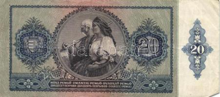 1930-1946. 17db főleg klf pengő bankjegy T:vegyes