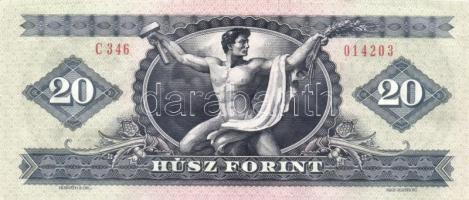 1949-1993 14db klf forint bankjegy, közte pecsételt darabok is T:vegyes