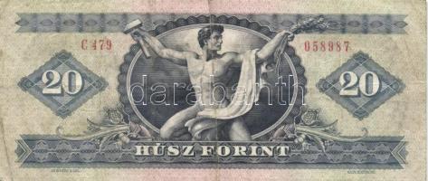 1949-1993 14db klf forint bankjegy, közte pecsételt darabok is T:vegyes