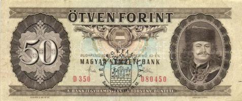 1949-1993 14db klf forint bankjegy, közte pecsételt darabok is T:vegyes