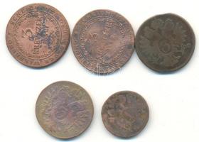 Ausztria 1800-1812. 1Kr, 3Kr (4x) T:vegyes
Austria 1800-1812. 1 Kreutzer, 3 Kreutzer (4x) C:mixed