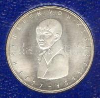 NSZK 1977G 5M Ag "Kleist" T:2
Germany-Federal Republic 1977G 5 Mark Ag "Kleist" ...