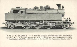 MÁV 342,008 Prairie locomotive