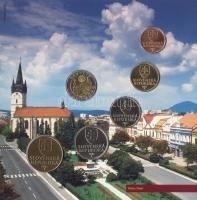 Szlovákia 2005. 50h-10K 5db klf érme + Zaros, Saris emlékérem "Szlovákia Történelmi Vidékei&quo...