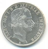 Ausztria 1860A 1Fl Ag tanúsítvánnyal T:2
Austria 1860A 1 Florin Ag C:XF