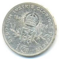 Ausztria 1908. 1K Ag "Jubileum" tanúsítvánnyal T:2-
Austria 1908. 1 Corona Ag "Jubile...
