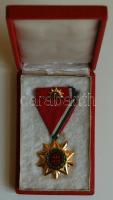 1970. "Felszabadulási Jubileumi Emlékérem" kitüntetés mellszalaggal miniatűrrel dísztokban T:1-