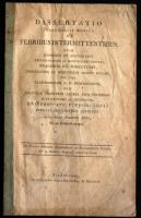 Leopoldus Joannes List: Dissertatio inaguralis medica de Febribus Intermittentibus Quam consensu et auctoritate... Vindobona. 1828. Stöckholzer de Hirschfeld. 34p.