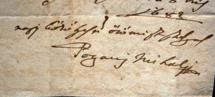 1683 Pogány Mihály aláírású, ékes magyar nyelven írt levél / 
1683 Letter written in Hungarian