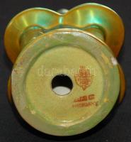 Jelzett Zsolnay eozin mázas kút figura /
Zsolnay chinaware figure with eozen cover 14cm