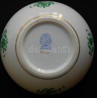 Kézzel festett sorszámozott Apponyi-mintás  jelzett Herendi porcelán bonbonier hibátlan állapotban /...