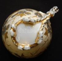 Kézzel festett Biedermeier porcelán bögre /
Handpainted Biedermeier chinaware pot 8cm
