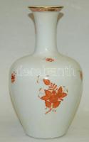 Kézzel festett sorszámozott Apponyi-mintás jelzett Herendi porcelán váza / Handpainted numbered Herendi chinaware vase 27cm