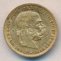 Ausztria 1897. 10K Au "Ferenc József" (3,3875g) T:2 ph.
Austria 1897. 10 Corona Au "F...